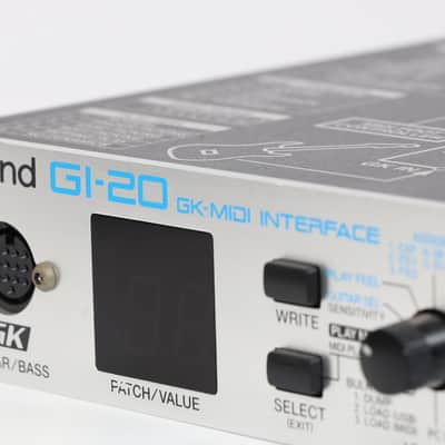 Roland GI-20 GI-10 GK GR Guitar Bass MIDI Interface image 14
