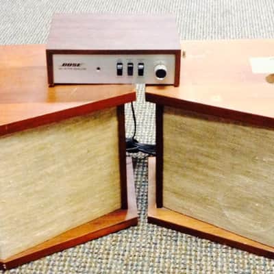 Bose 901 Series II Speakers and Active Equalizer 1973 to 1976 "Antique Walnut" image 1