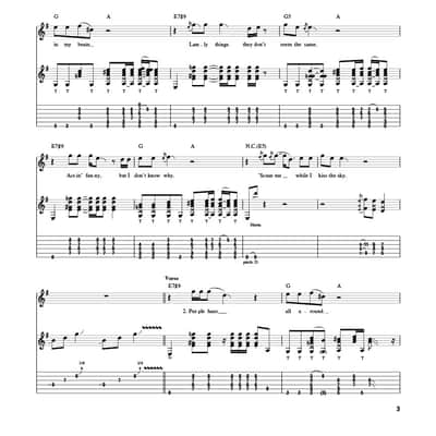 Hal Leonard JIMI HENDRIX – SMASH HITS  Guitar Recorded Versions 00690602 image 3