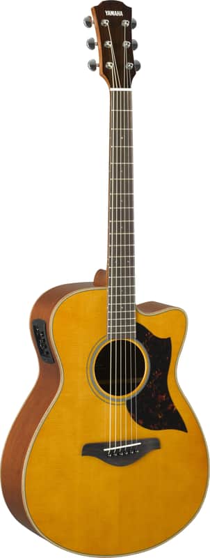 Yamaha AC1M Vintage Natural Acoustic Electric Guitar image 1