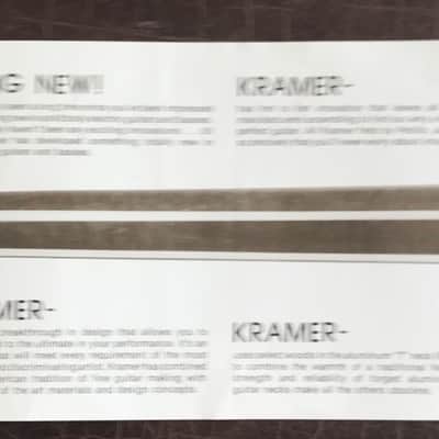 One Owner Kramer 450G + Original Case and Documentation image 8