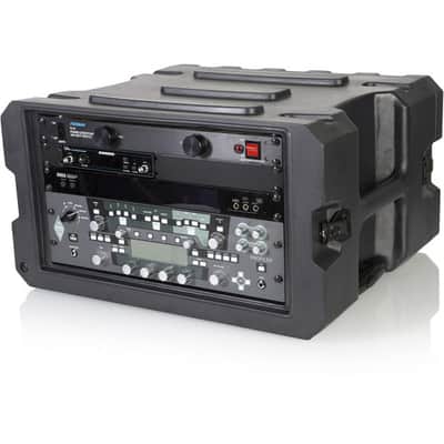 Gator Pro-Series Molded Mil-Grade PE Rack Case; 6U, 19" Deep; w/ Handle & Wheels G-PROR-6U-19 image 3