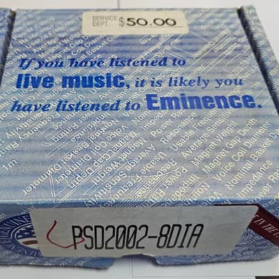 Eminence PSD 2002-8 1" 8 Ohm Titanium Driver 2010s - Black image 3