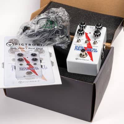 Pigtronix Bob Weir's Real Deal Acoustic Preamp 2010s - White/Red/Blue image 5