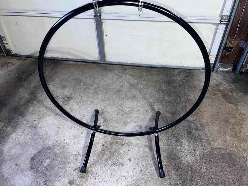 Paiste 28" Gong Stand (Vintage 1977) Symphonic Tam Tam Stand 1977 - Black image 1