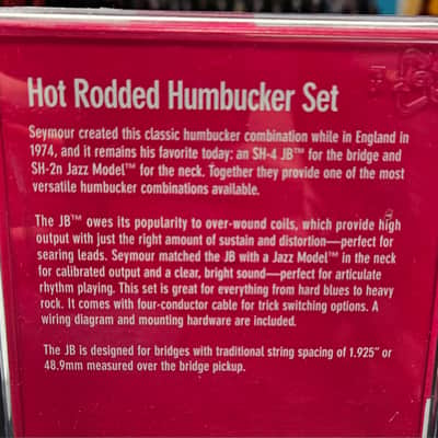 Seymour Duncan SH-4 and SH-2n Hot Rodded Humbucker Set - Black image 2