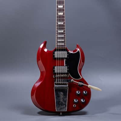 Gibson Custom Shop 1961 SG Standard Reissue Maestro Vibrola 2020s, Heritage Cherry image 3