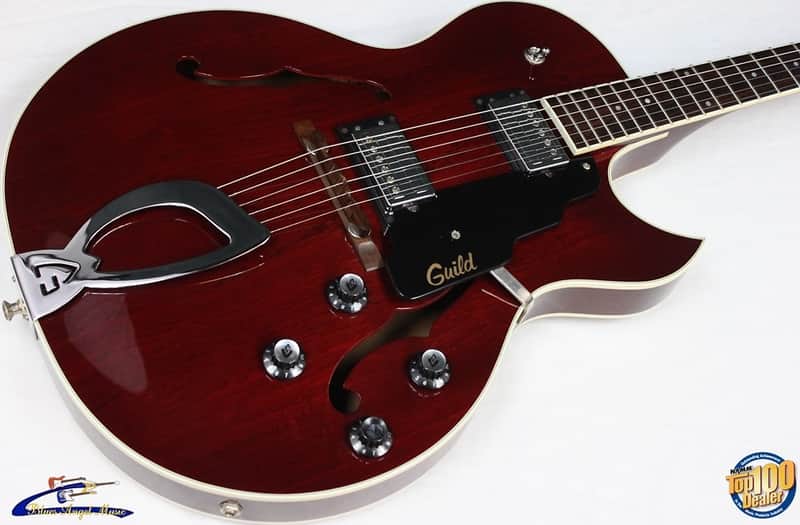 1997 Guild SF2-TPR Starfire II Electric Guitar w/ HSC, Trans Red