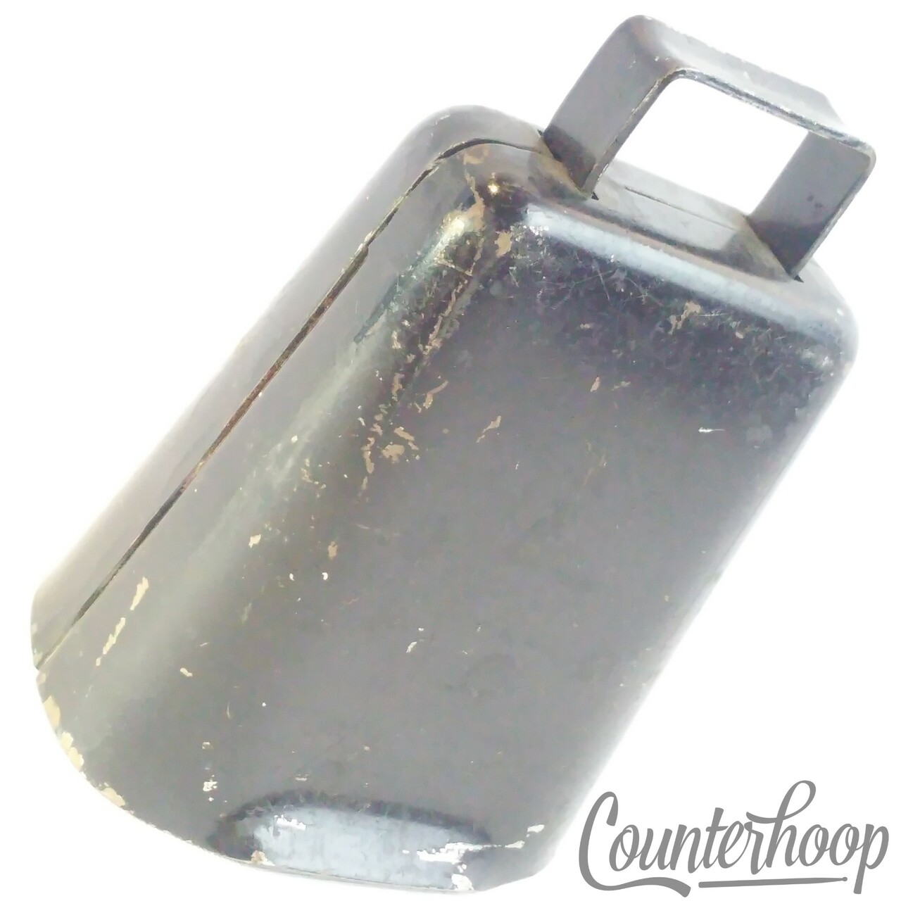 Cowbell 3 3/4x2 1/2x3 1/4 Black Flanged Edges Latin Percussion — main photograph