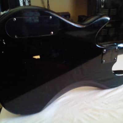 Ultra Rare 1987 Vintage Ovation Celebrity BC-2 Solid Body Bass Guitar (Black) With RR Gig Bag image 10