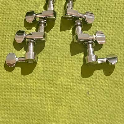 Seagull Guitar Tuners Set of 6 - Chrome - Heads, Machines, Tuner image 4
