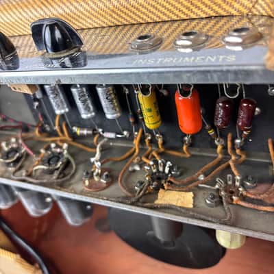 1957 Fender Harvard 5F10 1x12" Tweed Recently serviced. Sounds and looks fantastic... image 8