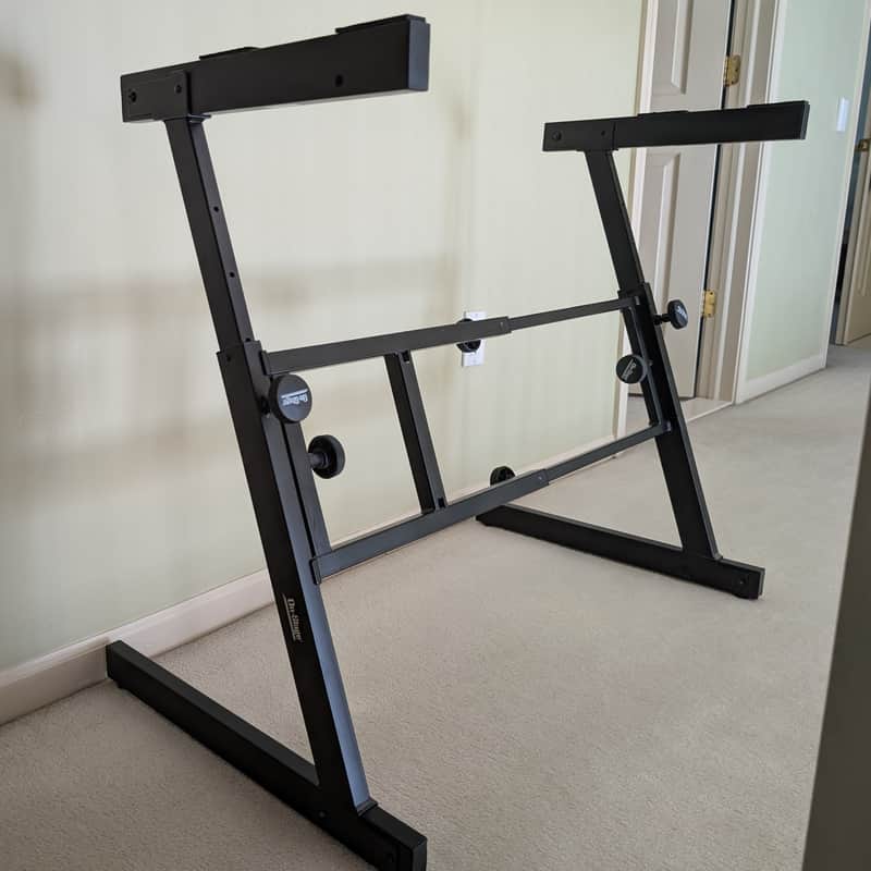 On-Stage KS7350 Pro Heavy-Duty Folding Z-Stand Keyboard Stand image 1