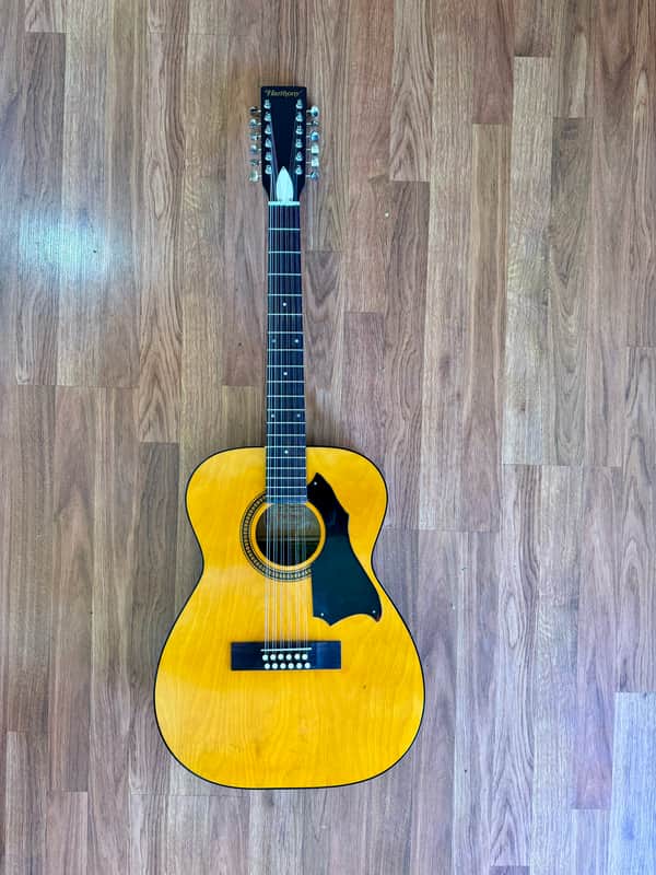 Baxendale Conversion Harmony H12272 12-String Circa 1970 - Natural image 1