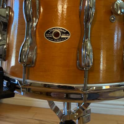 Slingerland (8x14) Magnum Snare Drum Slingerland 1970's - Maple Wood Finish image 2