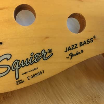 Fender Squier Jazz Bass tuners "licensed by Schaller" image 3