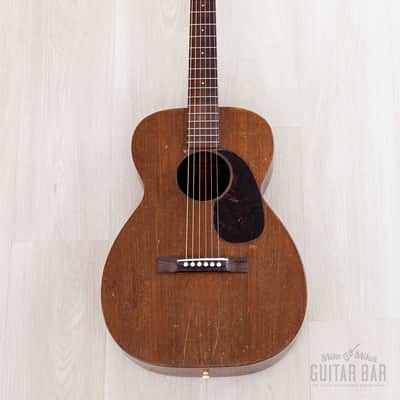 1943 Martin 0-15 Wartime Mahogany-Topped Vintage Acoustic Guitar w/ Case image 2