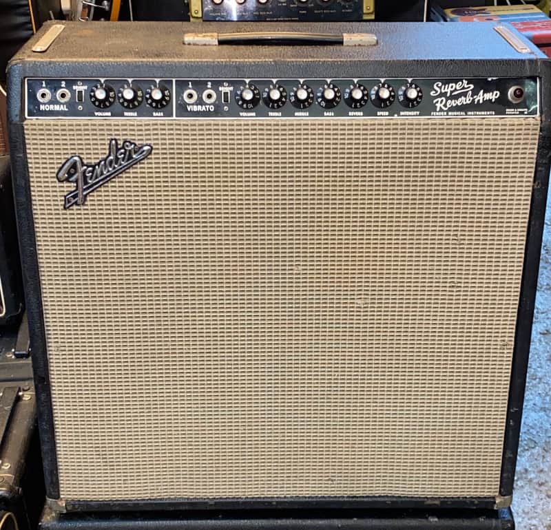 Immagine Fender Super Reverb 1965 - Black Face Mod. Europe (Export) with all Voltage 117-220 volts RARE - 1
