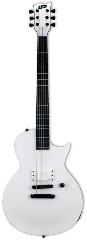 ESP LTD EC ARCTIC METAL Snow White Satin (B Stock) image 1