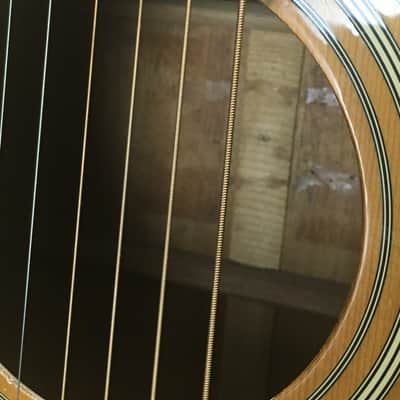 Vintage Lefty Sigma by Martin Est. 1970 DM 1980s Left D18 Styled Dreadnought Guitar Stand image 5