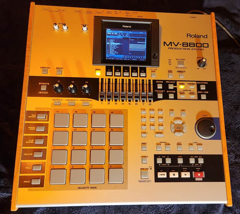 Roland Mv8800+1GB Ram+160GB SSD HD +DVD RW Drive & Custom Wooden Sides image 1