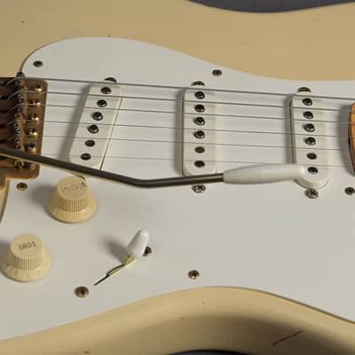 Fender Fender Custom Shop Stratocaster Cunetto Relic John Cruz 1996 - White Blonde image 8