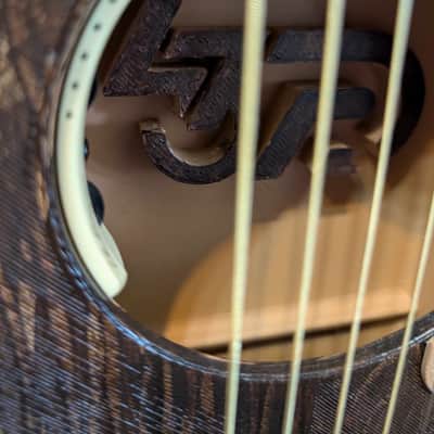 Lex 3D Ray AC1 3D Printed Carbon Fiber PLA Custom Acoustic Guitar image 7