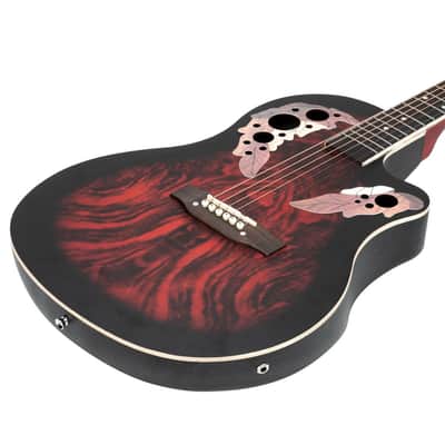 🎸"O" Style Acoustic-Electric Guitar +Soft Case / Gig Bag +Rosewood Fretboard!🎸 image 2