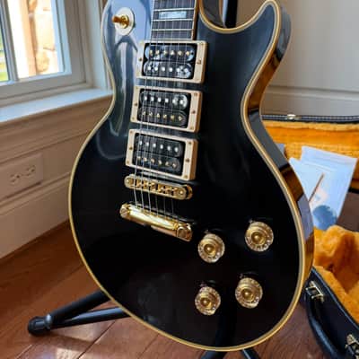 2026 Gibson Custom Shop Les Paul Custom Peter Frampton “Phenix” Inspired VOS - Ebony Black image 2