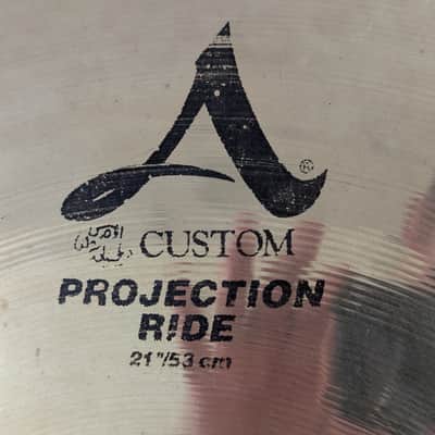 Zildjian 21" A Custom Projection Ride Cymbal 2001 - 2009 - Brilliant image 5
