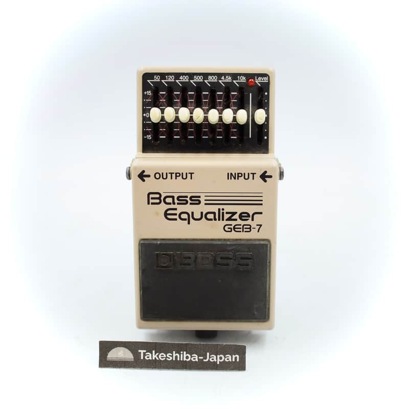 Boss GEB-7 Bass Equalizer Bass Guitar Effect Pedal BM07370 image 1