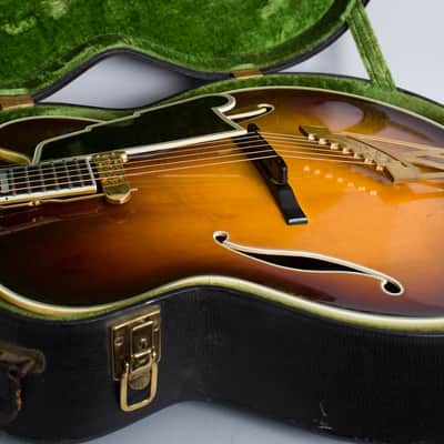 D'Aquisto  New Yorker Delux Arch Top Acoustic Guitar (1967), ser. #1017, original black hard shell case. image 15