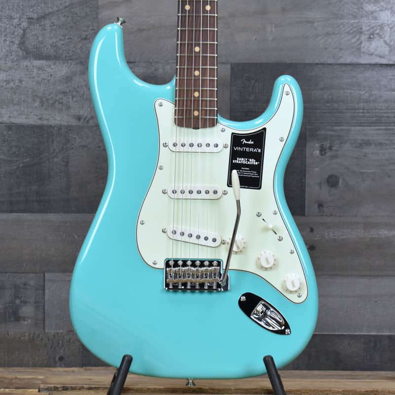 Mint Fender Vintera  III Early 60s Stratocaster - Seafoam Green with Gigbag image 1