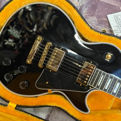 Gibson Les Paul Custom Ebony LPC-EBGH1E New Unplayed Auth Dlr 10lb7oz #940 image 6