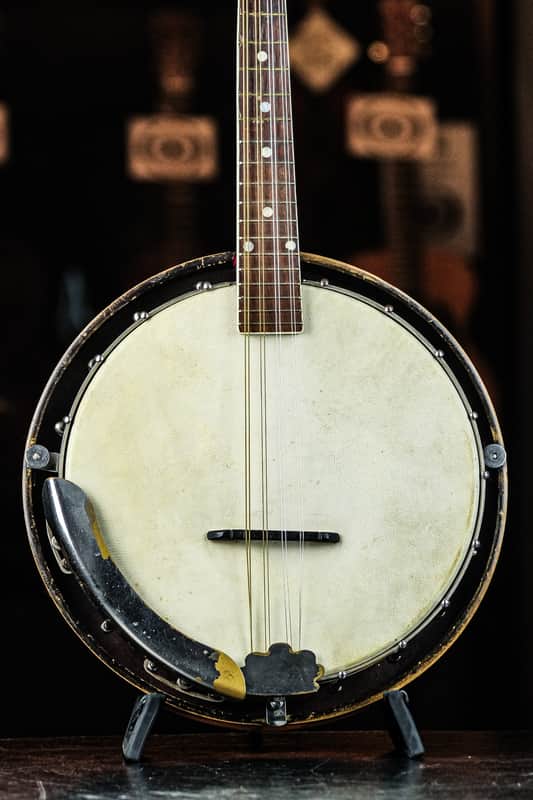 1932 Levin Model M-100 Mandolin Banjo image 1