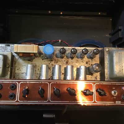 Vox AC30 1962 JMI Copper Panel blue speakers top boost image 3