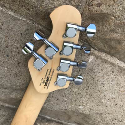 OLP MM5 (Music Man Silhouette Bass) Bass VI or Baritone Guitar Black image 4