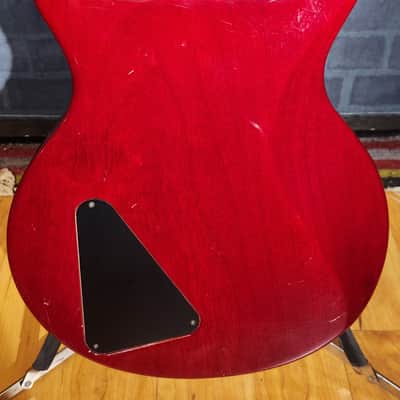 USA Hamer 1997 Studio Archtop Maple Flame Carved Top Cherry Sunburst And Hamer Hard Case image 20