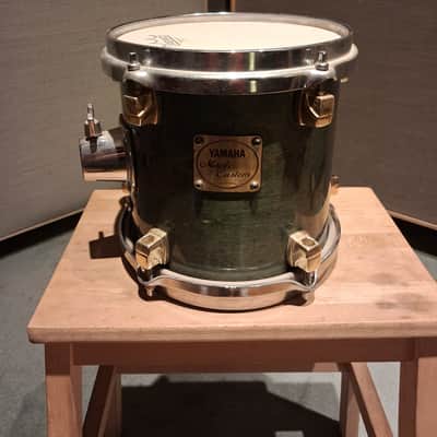 Yamaha Maple Custom 8"x 8" Tom Black Maple Transparent image 2