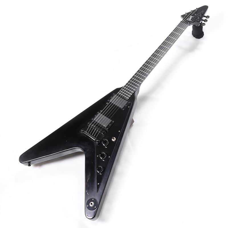 GIbson Flying V Gothic II EMG Satin Black [10/11] | Reverb