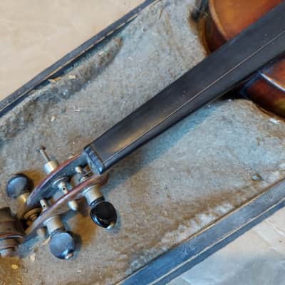 Antique Jacobus Stainer sized 4/4 violin, Austria 1695, Good, Repairs Needed image 6