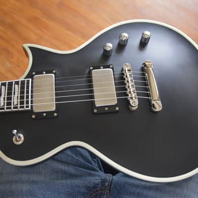 ESP E-II Eclipse BB, 2020, Black Satin with EMG's, Nice condition image 8