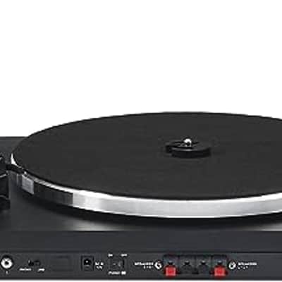 Crosley T150C-BK 2-Speed Bluetooth Turntable with Tone Arm and Speakers, Black image 3