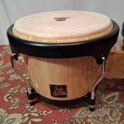Latin Percussion LPA601-AW Aspire Series Wood Bongo Set 2010s - Natural with Black Hardware image 4