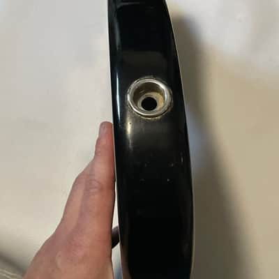 1980's Korean Kramer Striker 100st Black Single Pickup Guitar Body Floyd Ready Buffy Graphic image 11