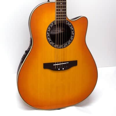 Applause by Ovation AE128 Super Shallow Acoustic-Electric Guitar - Honey Burst image 1