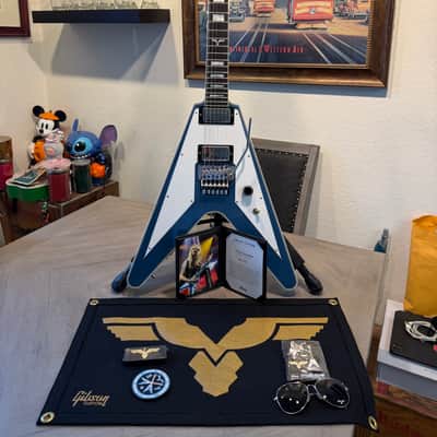Gibson Custom Shop Richie Faulkner Signature Flying V Custom 2023 - 2024 - Pelham Blue image 21