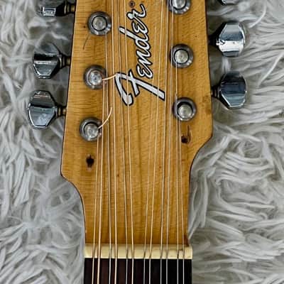 Fender Santa Maria, 12 string Acoustic Dreadnought Size Guitar w/ hardshell Case image 3