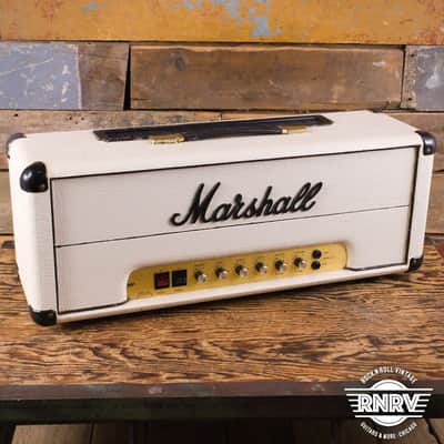 Marshall JMP 2203 Mk2 Master Model Lead 100-Watt Guitar Amp Head 1975 - 1981 - White image 1
