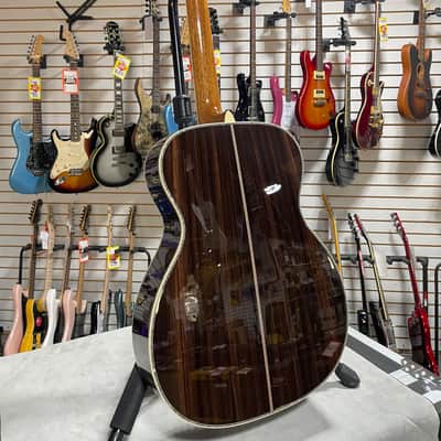 Martin OM-45 Left Handed Acoustic Guitar - Natural w/OHSC & PLEK*D #079 image 12